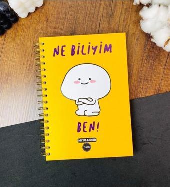 Ne Biliyim Ben Tasarımlı Konuşan Ajanda