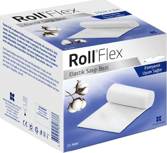 Roll Flex Pamuklu Hidrofil Sargı Bezi 10CM X 50M