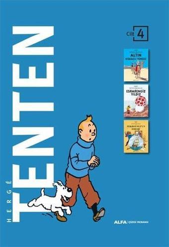 Tenten Cilt 4 - Üç Kitap Bir Arada - Kutulu - Herge  - Alfa Yayıncılık