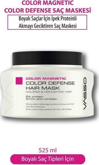 Vasso Boyalı Saçlar Için Akmayı Geciktiren Ipek Proteinli Parlaklık Veren Saç Maskesi Hair Mask