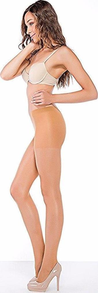 6 Adet Penti Kadın Likra Fit 15 Parlak Külotlu Çorap