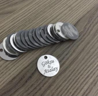 Gülüş Lazer Kesim 25 Adet 3Cm Ebatlı Gümüş Delikli Yuvarlak Pleksi Süsleme Ürünü 3 Cm Yuvarlak Pleksi