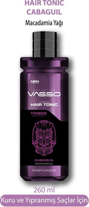 Vasso Tribes Cabaguil Kuru Ve Yıpranmış Saçlar Için Nemlendirici Saç Toniği 260 Ml