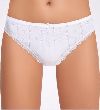 İlke Kadın Jakarlı (Transferli Rİbana) Dantelli Bikini 273 - 6 Adet