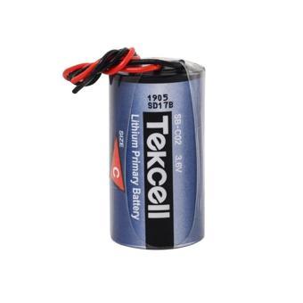 Tekcell 3.6V SB-C02 - C Size 1S1P Li-SOCI2 Lithium Batarya (Kablolu)