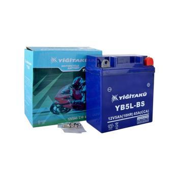 Yiğit 12V 5Ah (C10) Motosiklet Aküsü YB5L-BS