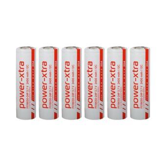 Power-Xtra PX18650-24P - 3.7V 2400 Mah Li-ion Şarjlı Pil - 12C - 30A  6 Lı Paket