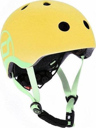 Scoot and Ride Helmet Bebek Kaskı XXS-S Sarı 181206-96390