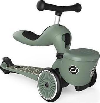 Scoot and Ride Highwaykick 1 Lifestyle Scooter - Green Lines 210621-96604