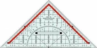 Ark Geodirect Üçgen Gönye Cetvel 32 cm x 45 Kod:082