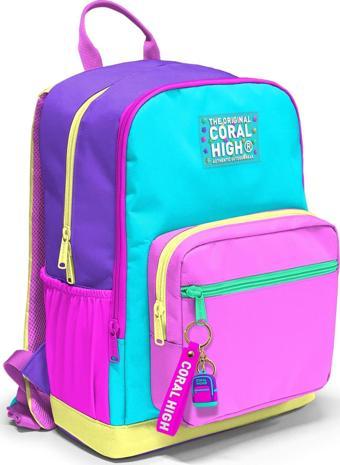 Coral High Çok Renkli Okul Sırt Çantası 23676