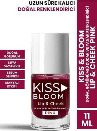 Procsın Kiss & Bloom Doğal Görünümlü Dudak Ve Yanak Renklendirici Lip & Cheek Pink 11 Ml