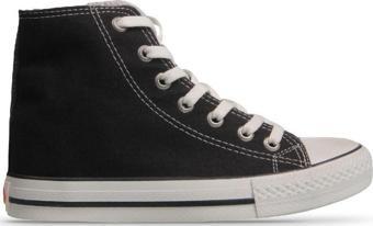 Erkek Sneaker - Siyah-Beyaz, Tekstil