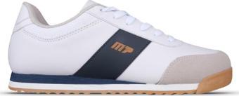 Erkek Sneaker - Beyaz-Lacivert,