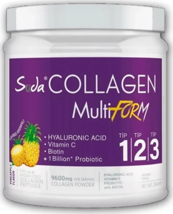 Suda Collagen Multiform Ananas Aromalı 360 gr
