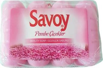 Savoy Güzellik Sabunu Pembe Çiçekler 4 x 70 ml