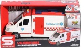 Ctoy Oyuncak Işıklı ve Sesli Ambulans Js126