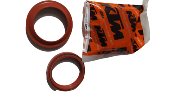 90101000010 KTM DUKE MODELLERİ ÖN AMORTİSÖR KEÇELERİ TURUNCU