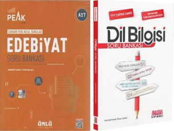 Ünlü Yayıncılık AYT Edebiyat Best Peak ve AKM Dil Bilgisi Soru Bankası Seti 2 Kitap - Ünlü Yayınları