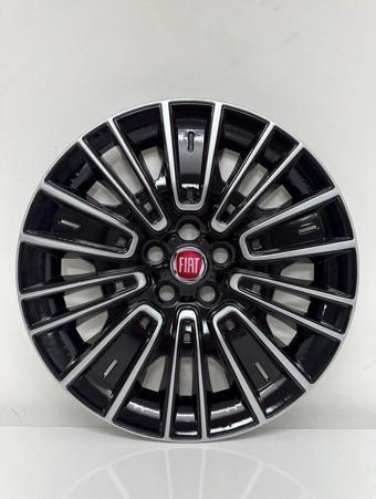 Nkt Group Fiat Egea Urban Uyumlu 16"İnç Siyah Gri Kırılmaz Jant Kapağı 4 Adet 1 Takım