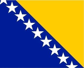 Bosna Hersek Gönder Bayrağı 100X150 Cm.