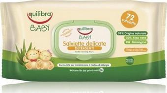 Equilibra Baby Salviette Delicate- Bebek Islak Temizleme Mendili 72 Adet