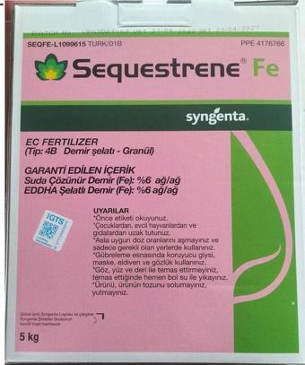 SEQUESTRENE Fe 5 KG GÜBRE