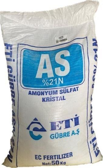 Eti Şeker Gübre Amonyüm Sulfat %21 Azot Kükürt Bitki Geliştiren Ağaç Çiçek Üst Çim Gübresi 1 Kg
