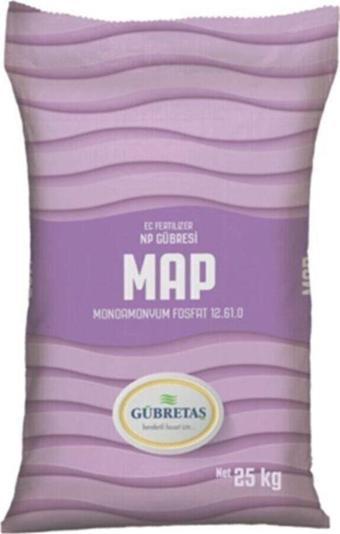 Map 12 61 0 Mono Amonyum Fosfat Yaprak Damla Sulama Azot Fosfor Gübre 25kg