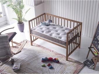 Bamboo 70x110 Park Yatak Bebek Yatağı Beşik Yatağı (Ölçü Seçenekli)