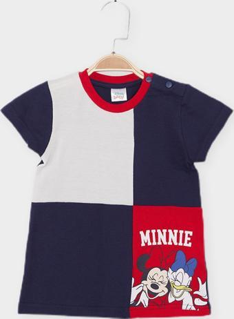 Minnie Mouse Lisanslı Kız Bebek Elbise 22048
