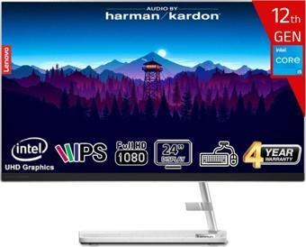 Lenovo İ5-12450H 8Gb 1Tb Ssd 23.8 Fhd Ips Freedos F0Gh01Gdtr Klavye+Mouse Beyaz