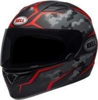 BELL PS QUALIFIER STEALTH MATT BLACK - RED