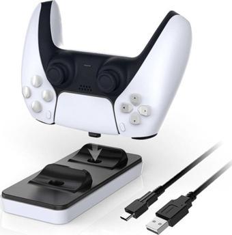 Cafele Tp5-0505 Ps5 Playstation 5 Joystick Kol Manyetik Şarj Standı
