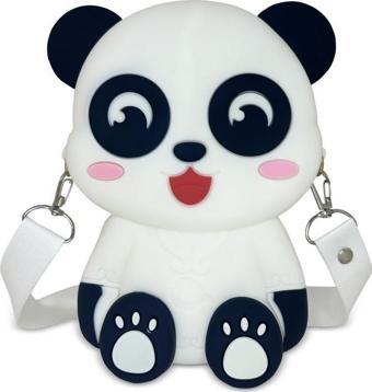 Ogi Mogi Toys Silikon Beyaz Panda Omuz Çantası