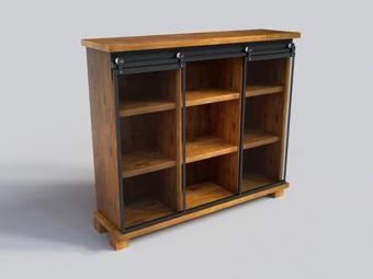 NTCollection Doğal Ağaç Dolap - kitaplık ( 160 cm - h120 cm - 41 cm ) 