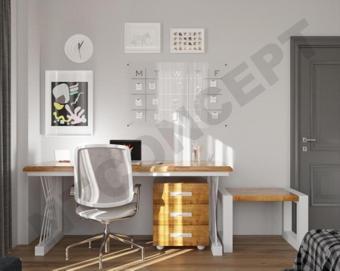 NTCollection Ken Üçlü Ofis ve Çalışma Odası Takımı - 160'lık Takım
