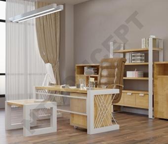 NTCollection Lue Doğal Ahşap Ofis Ve Çalışma Odası Takımı - 240'lık Takım