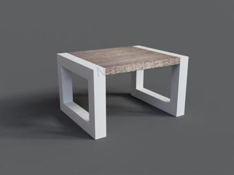 NTCollection Luh Masif Ahşap Sehpa ( 40 cm - 40 cm - h44 cm ) 