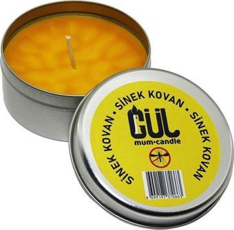 MUM CANDLE SİNEK KOVAN MUM TENEKE KUTU-Findit