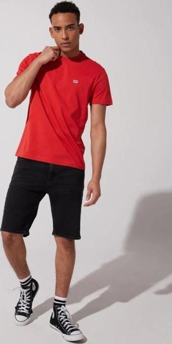 Lee Bisiklet Yaka Erkek T-shirt L60UFQ512