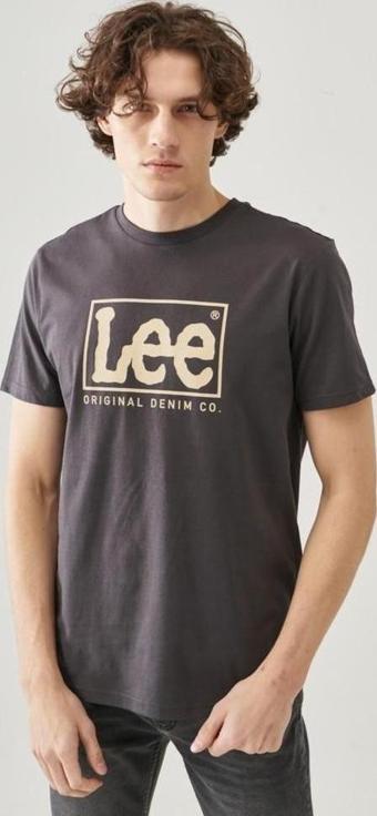 Lee Bisiklet Yaka Erkek T-shirt