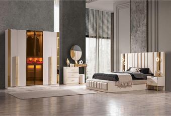 Mobilya Bazarı %100 Mdf Alyans Yatak Odası Takımı