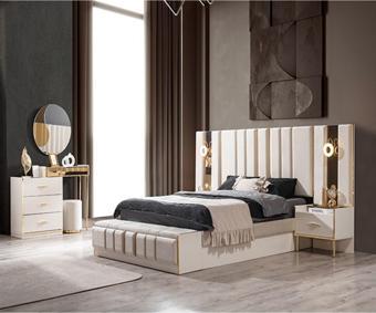 Mobilya Bazarı %100 Mdf Alyans Yatak Odası Takımı Şifonyer