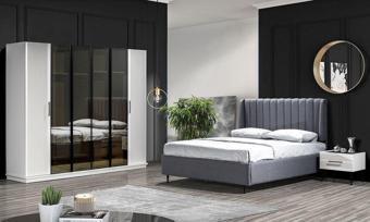 Mobilya Bazarı Asil Bazalı %100 Mdf Yatak Odası Takımı