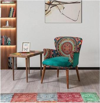 Mobilya Bazarı Hermes Çay Seti Tekli Koltuk - Berjer (Salon - Balkon - Ofis)