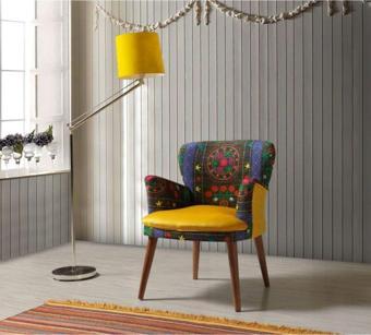 Vistaso Concept Etnik Desen Berjer - Salon - Balkon (Sarı)