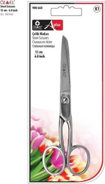 Öz-El Çok Amaçlı Paslanmaz Çelik Makas, Terzi Makası, 18 Cm 7 Inch 900 660