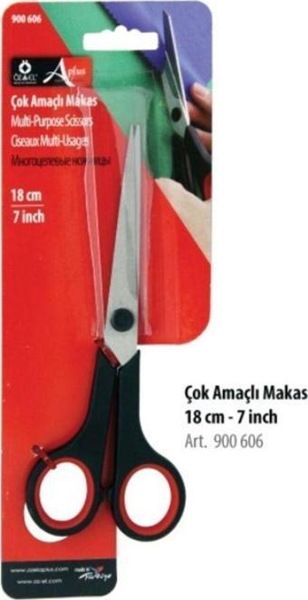 Öz-El Paslanmaz Çelik Makas, Çok Amaçlı Makas, Kağıt Makası 18 Cm 7 Inch 900 601
