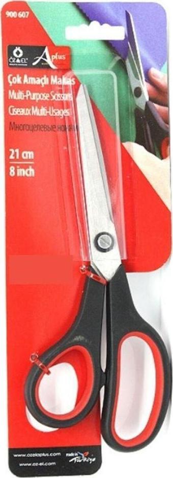 Öz-El Paslanmaz Çelik Makas, Çok Amaçlı Makas, Terzi Makası, Kumaş Makası, 21 Cm 8 Inch 900607